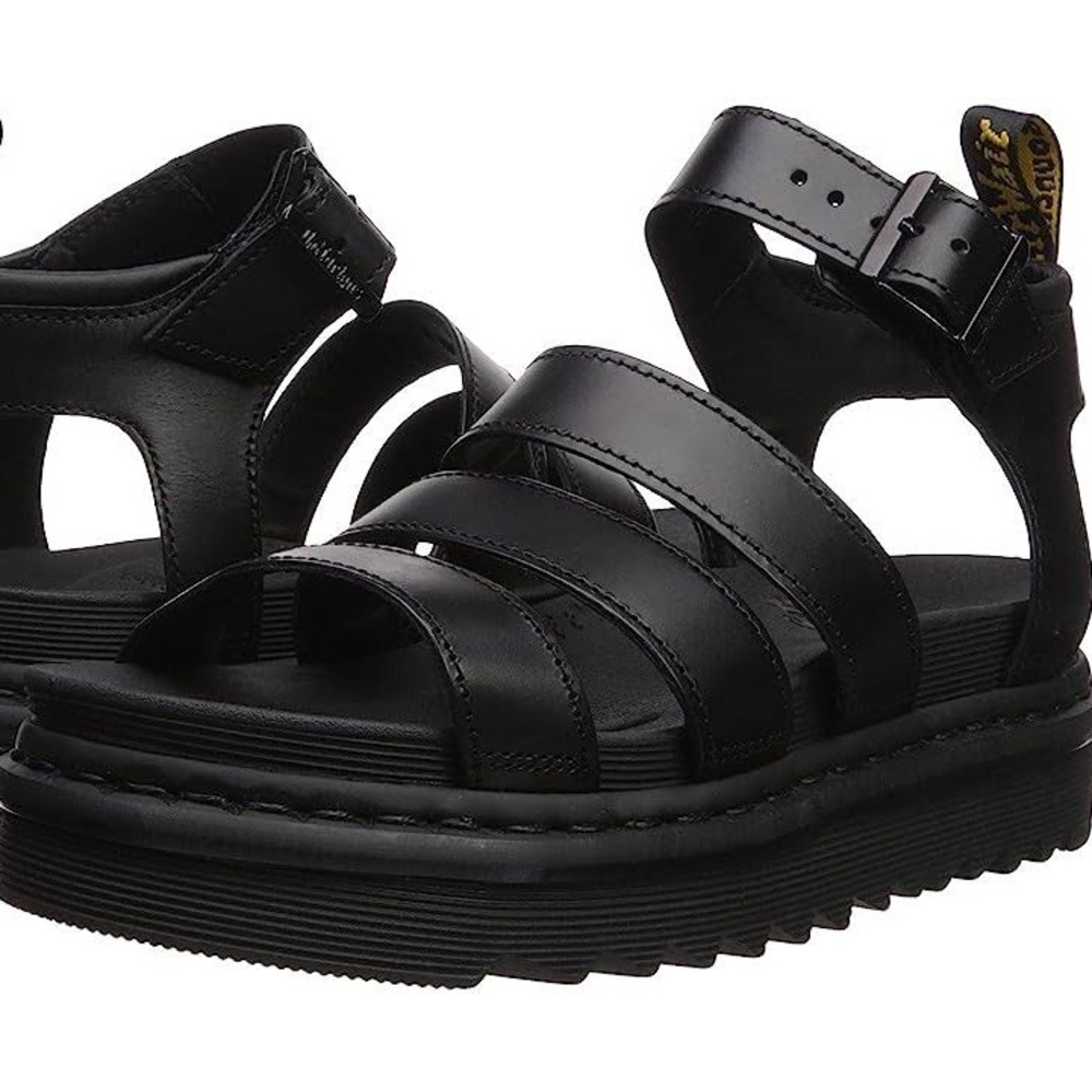 Dr. Martens Blaire Platform Sandals in Black